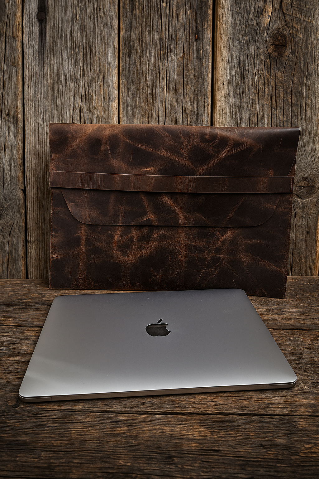 Urban Nomad Leather Laptop Sleeve - Rugged