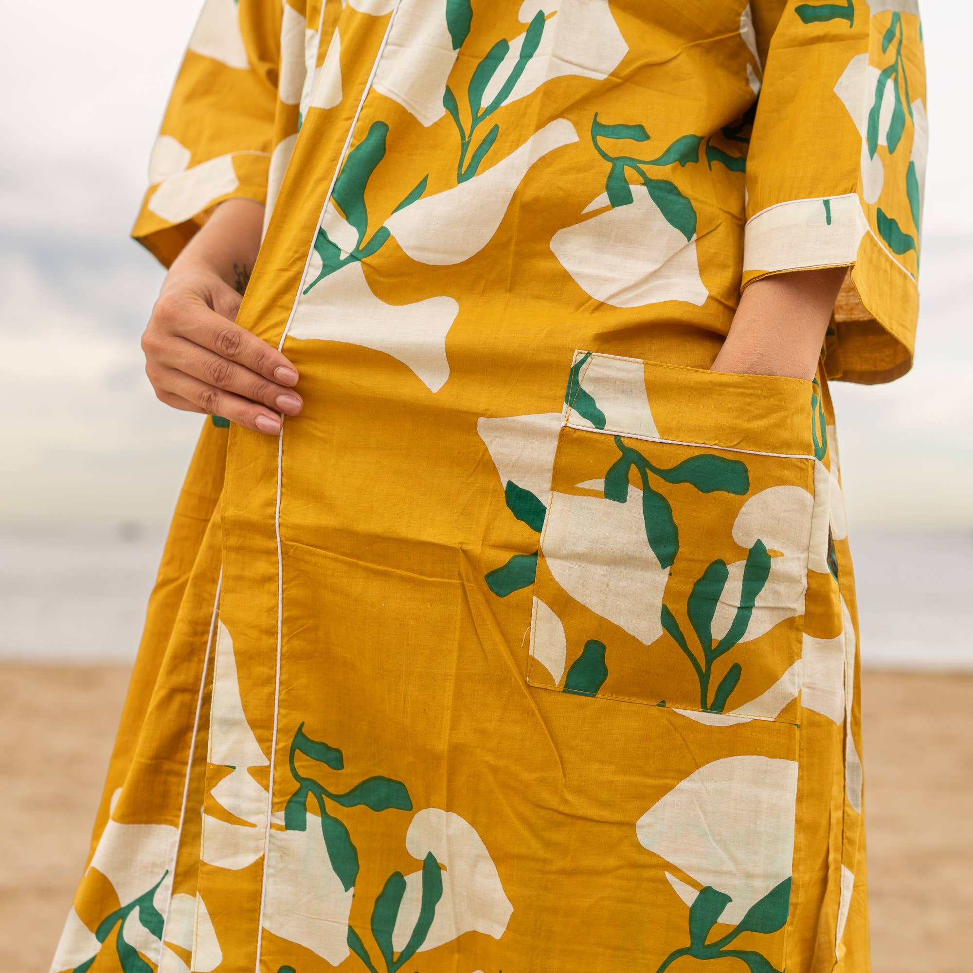 SIENNA' Women's Cotton Kimono Robe