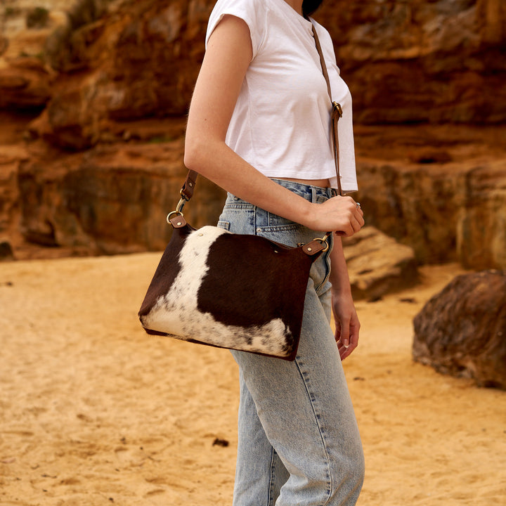 Cowhide Leather Bag - Coastal Journey