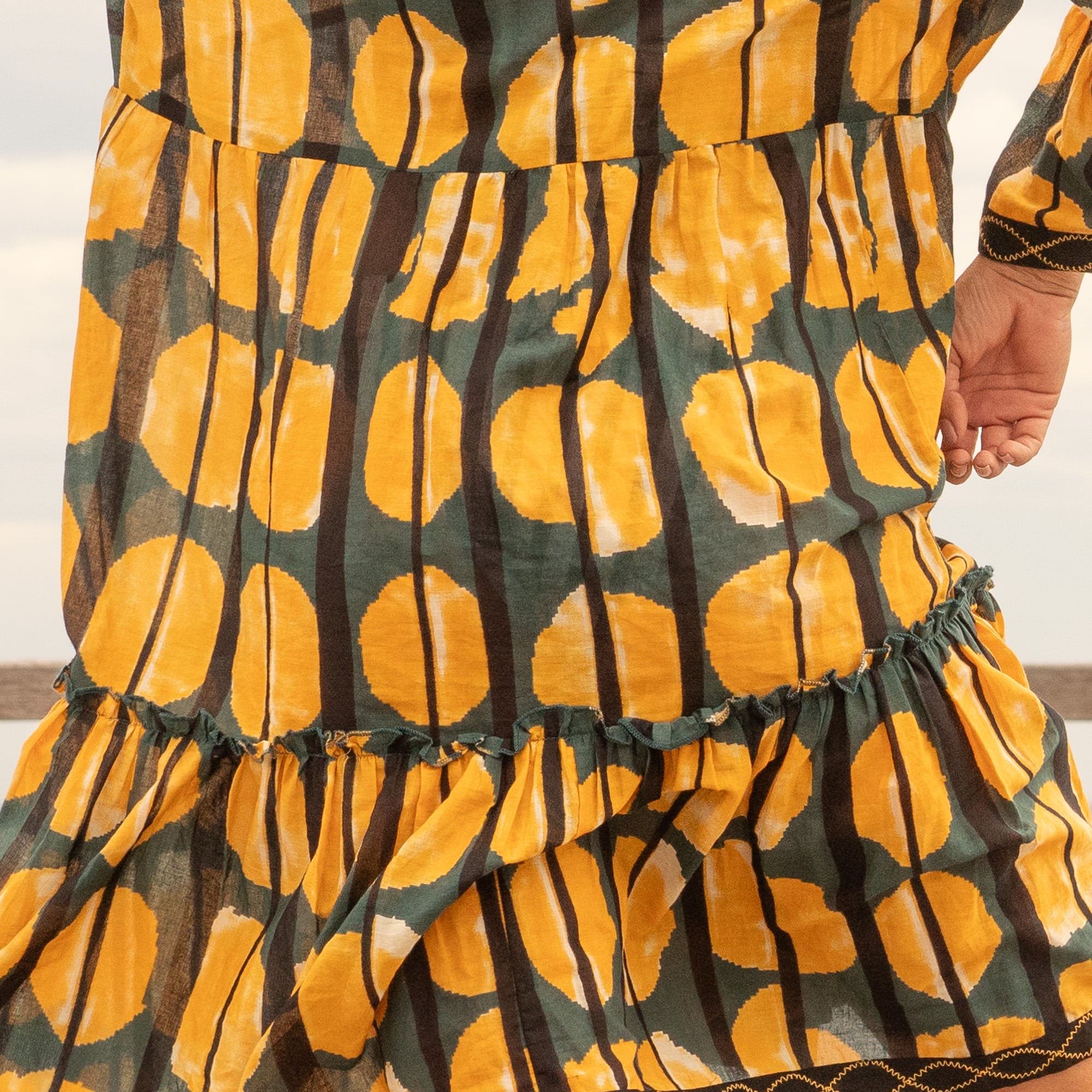 Feather Fantasy Women's Cotton Midi Dress - One Size