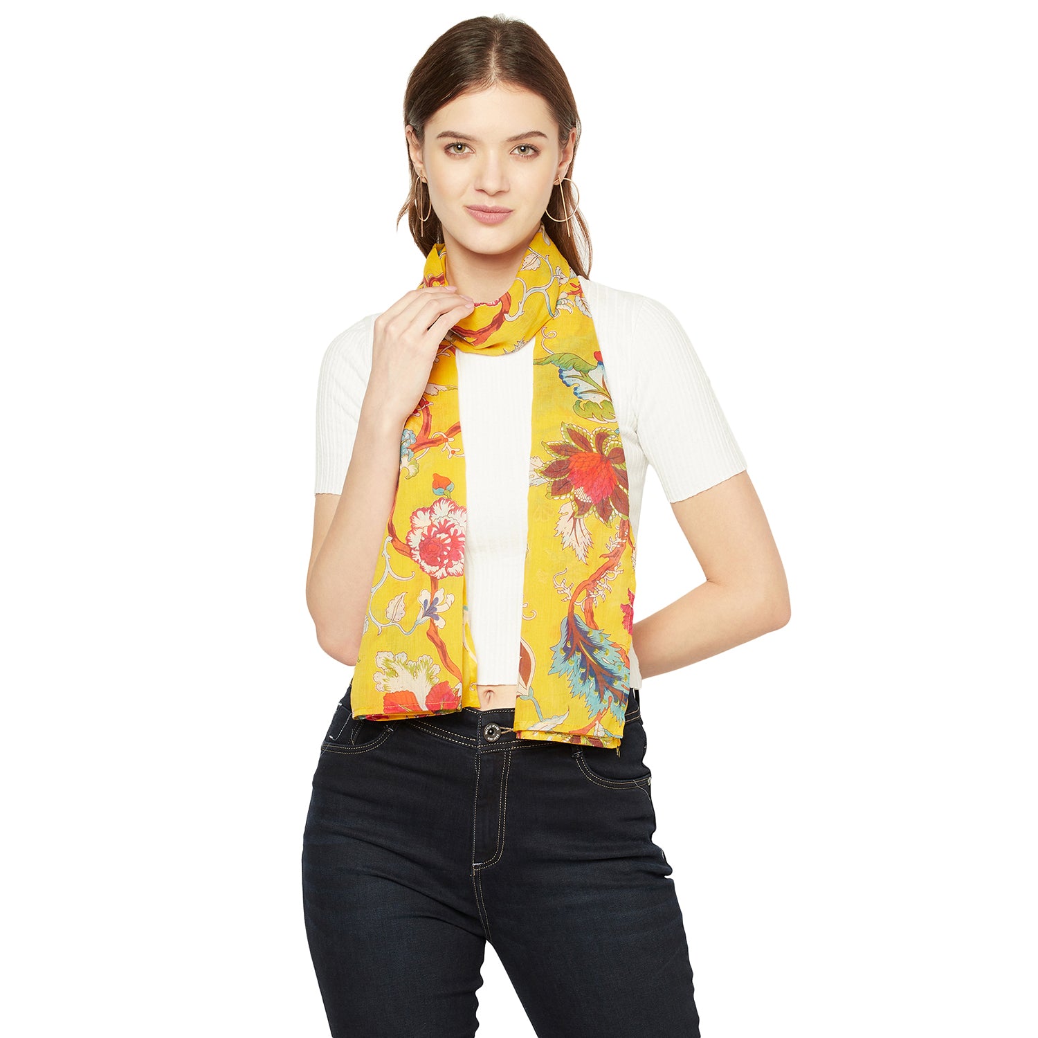 'Paradise Blooms' 100% Cotton Scarf