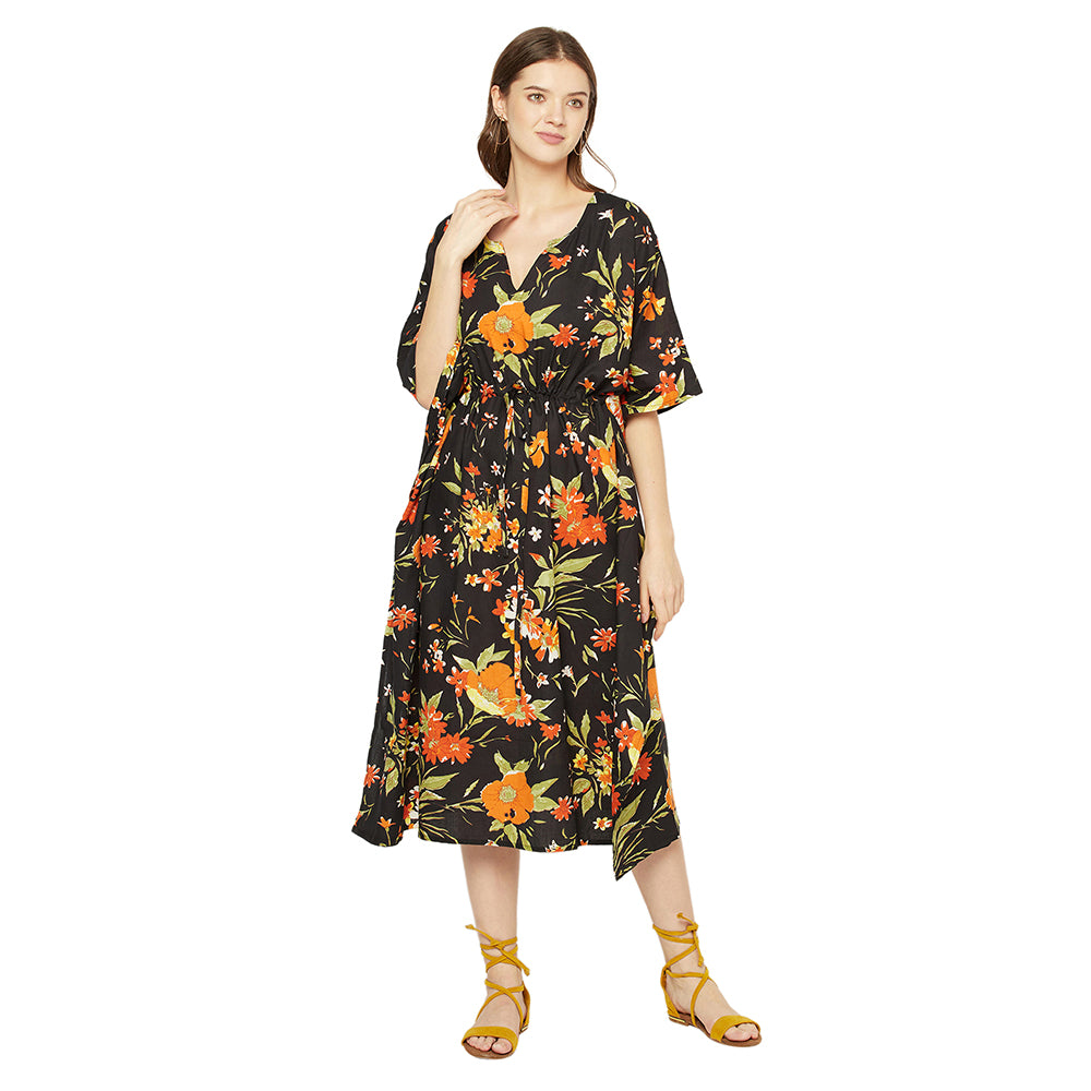 'Blossom and Bloom' 100% Cotton Kaftan