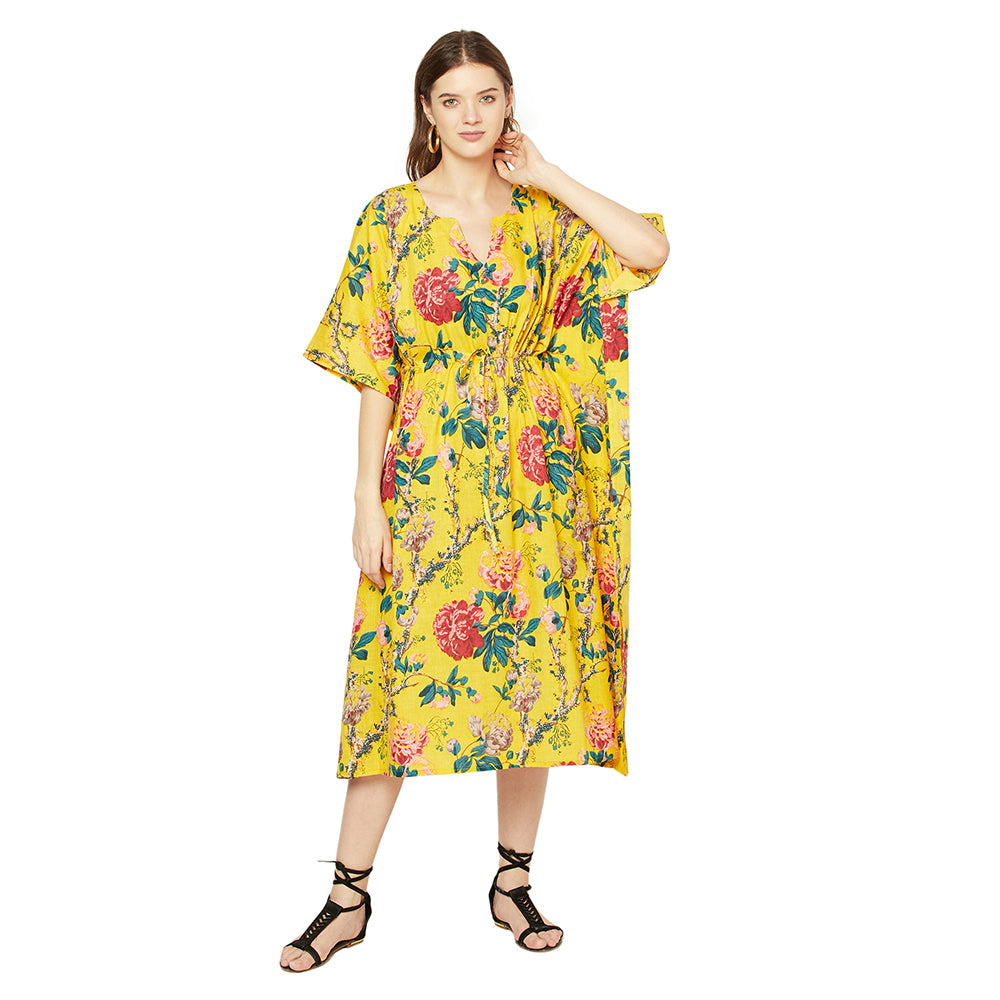 Cotton Kaftan, Caftan, Maxi Dress, Cotton Dress, Plus size Clothing, Comfortable clothing for Women, Maternity Gown, Long Robe, Night Gown