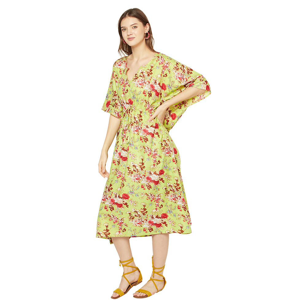 'Elegant Ease' 100% Cotton Kaftan