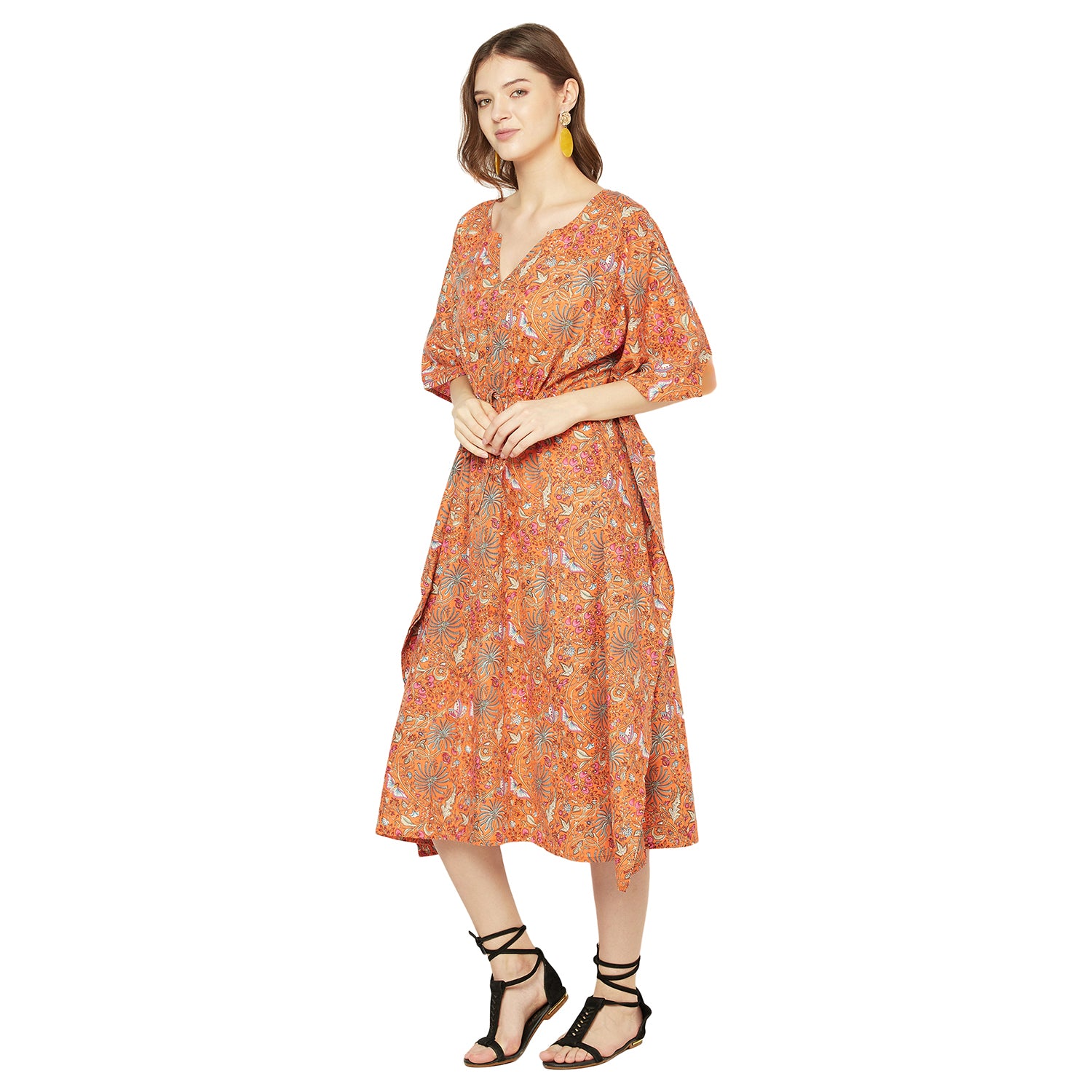 "Relaxed Elegance" 100% Cotton Kaftan