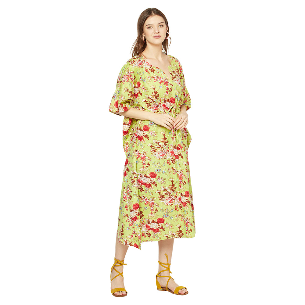 'Elegant Ease' 100% Cotton Kaftan