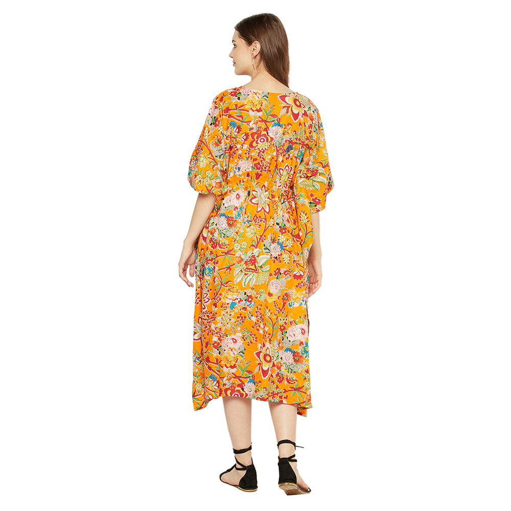 'Floral Dream' 100% Cotton Kaftan