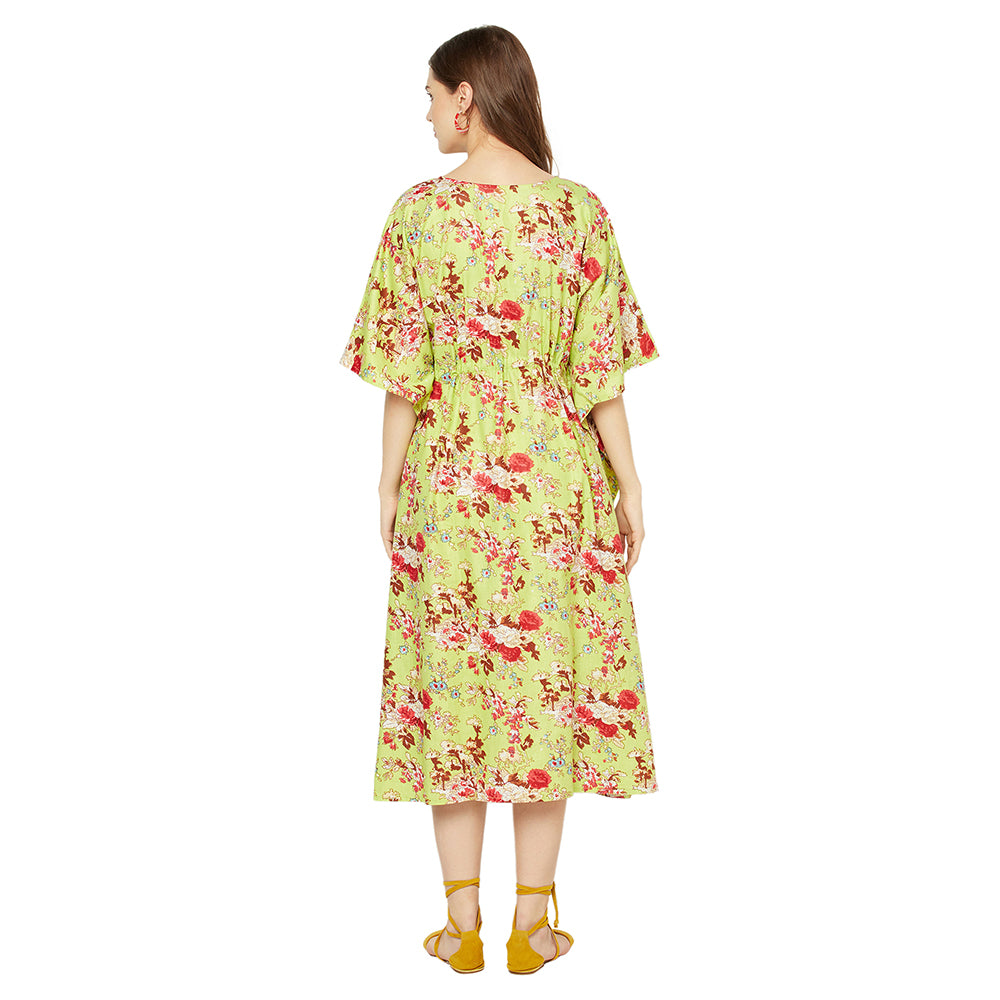 'Elegant Ease' 100% Cotton Kaftan