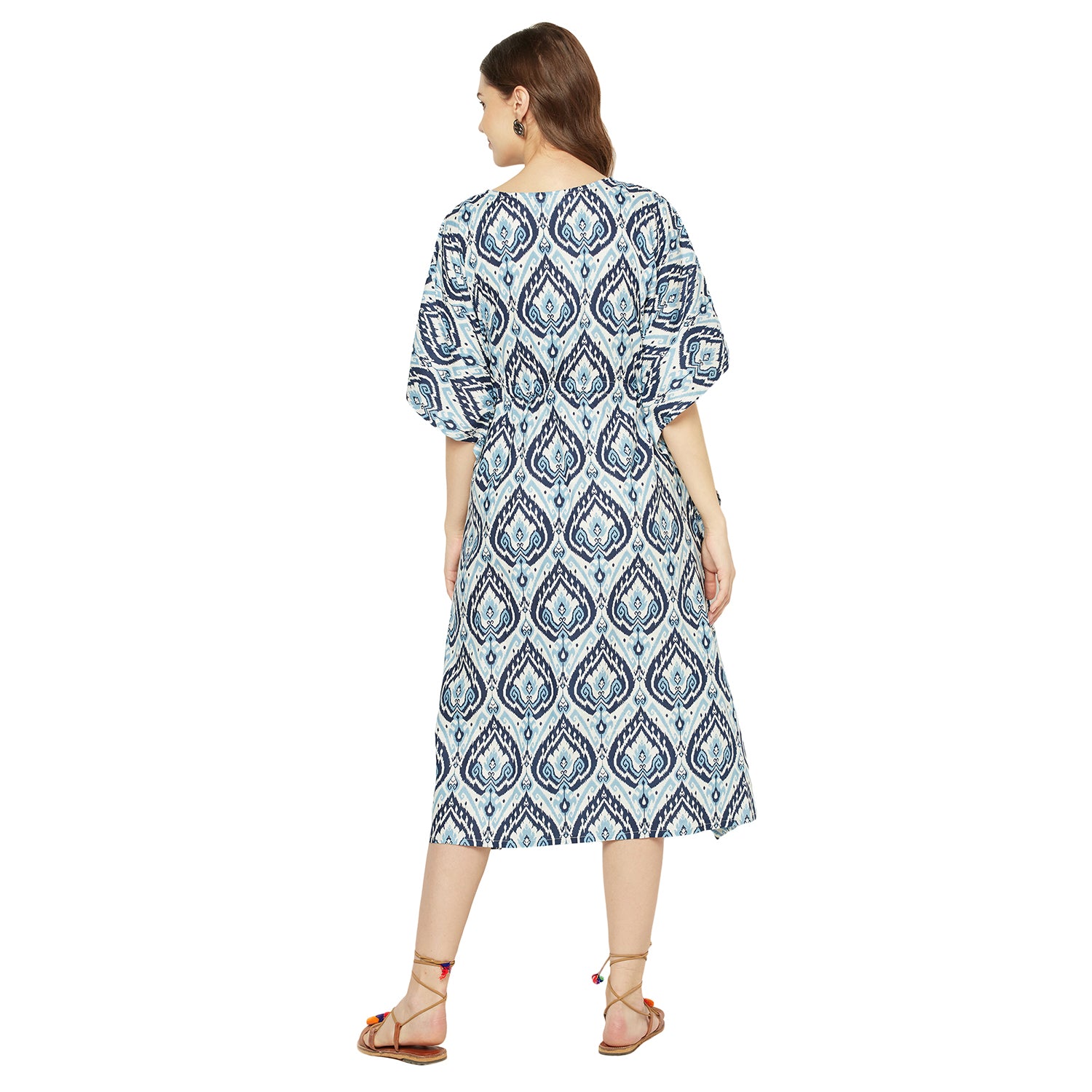 'Tranquil Tones' 100% Cotton Kaftan