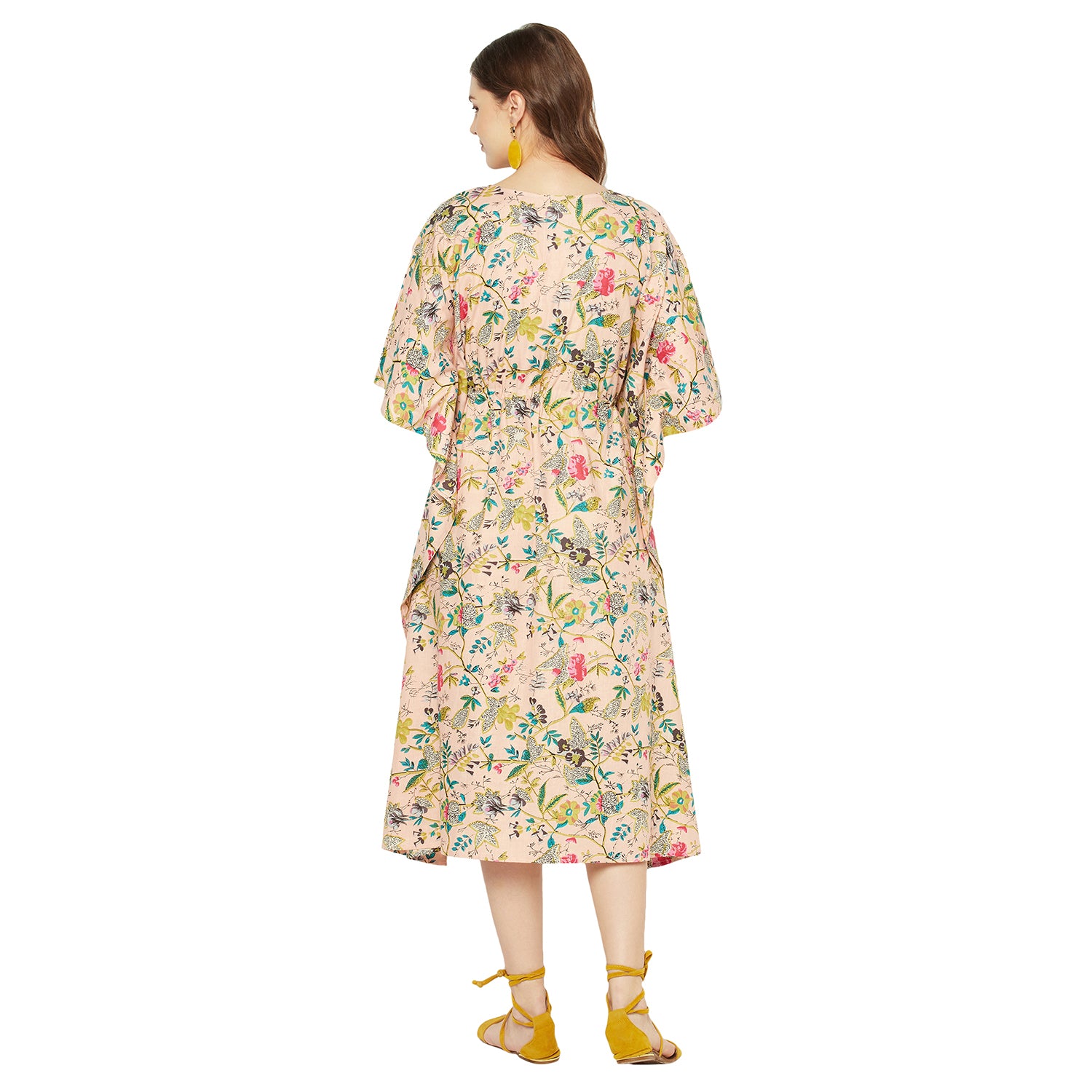 'Nature's Symphony' 100% Cotton Kaftan