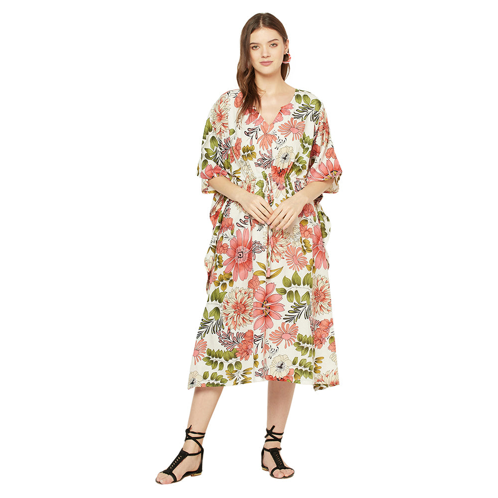 'Timeless Tranquility' 100% Cotton Kaftan