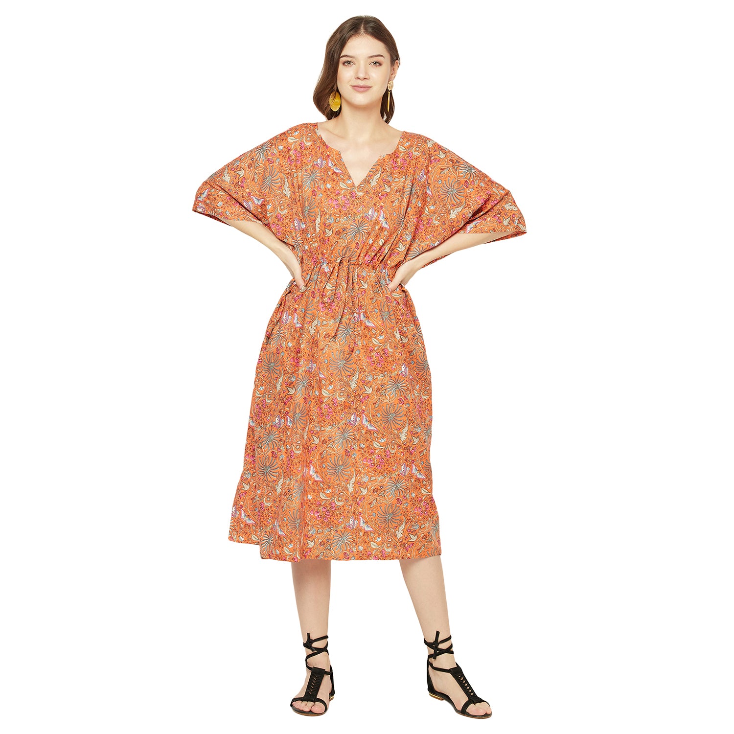 "Relaxed Elegance" 100% Cotton Kaftan