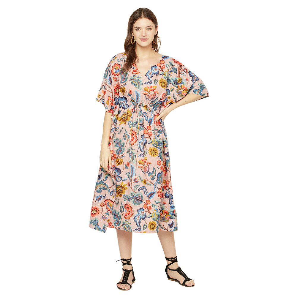 'Ethereal Eden' 100% Cotton Kaftan