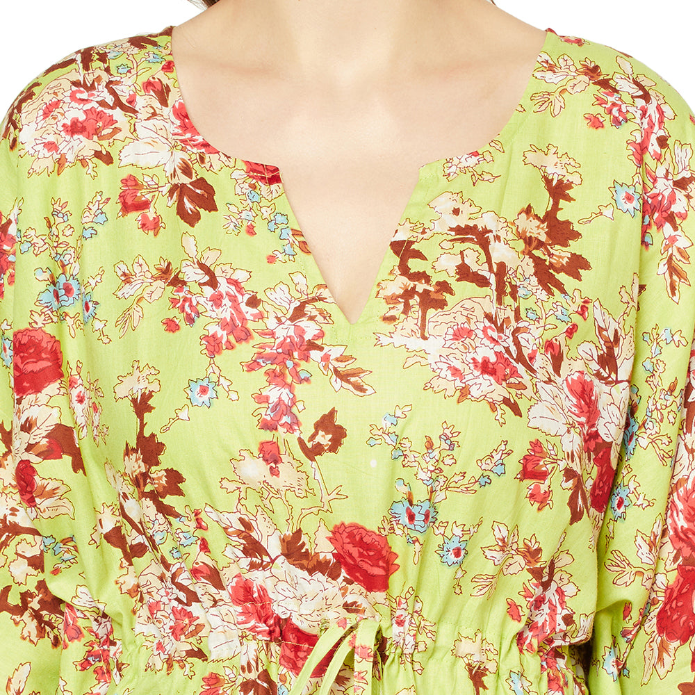 'Elegant Ease' 100% Cotton Kaftan