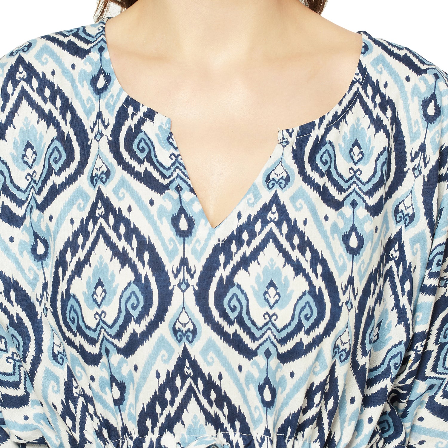 'Tranquil Tones' 100% Cotton Kaftan
