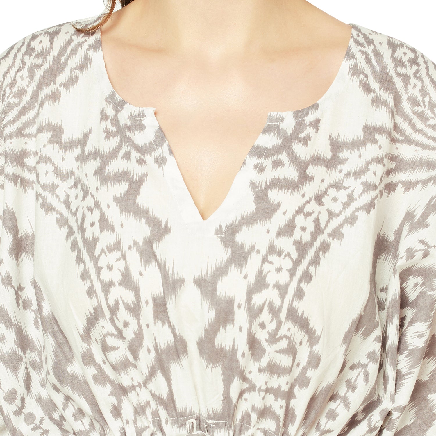 'Serene Getaway' 100% Cotton Kaftan