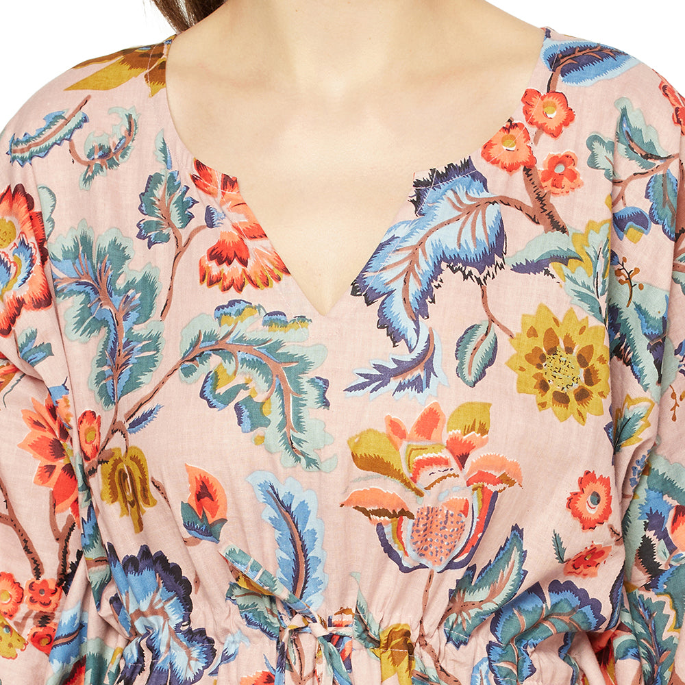 'Ethereal Eden' 100% Cotton Kaftan