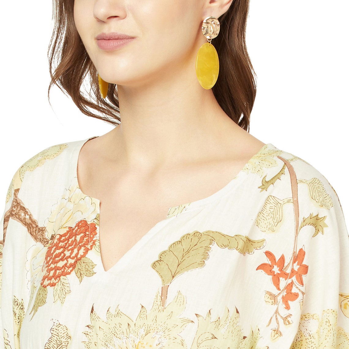 'Forest Fantasia' 100% Cotton Kaftan