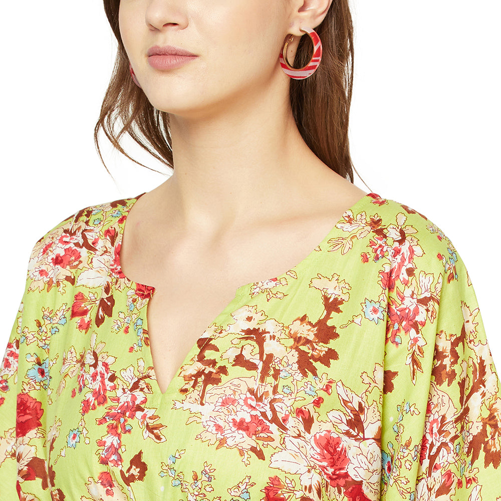 'Elegant Ease' 100% Cotton Kaftan