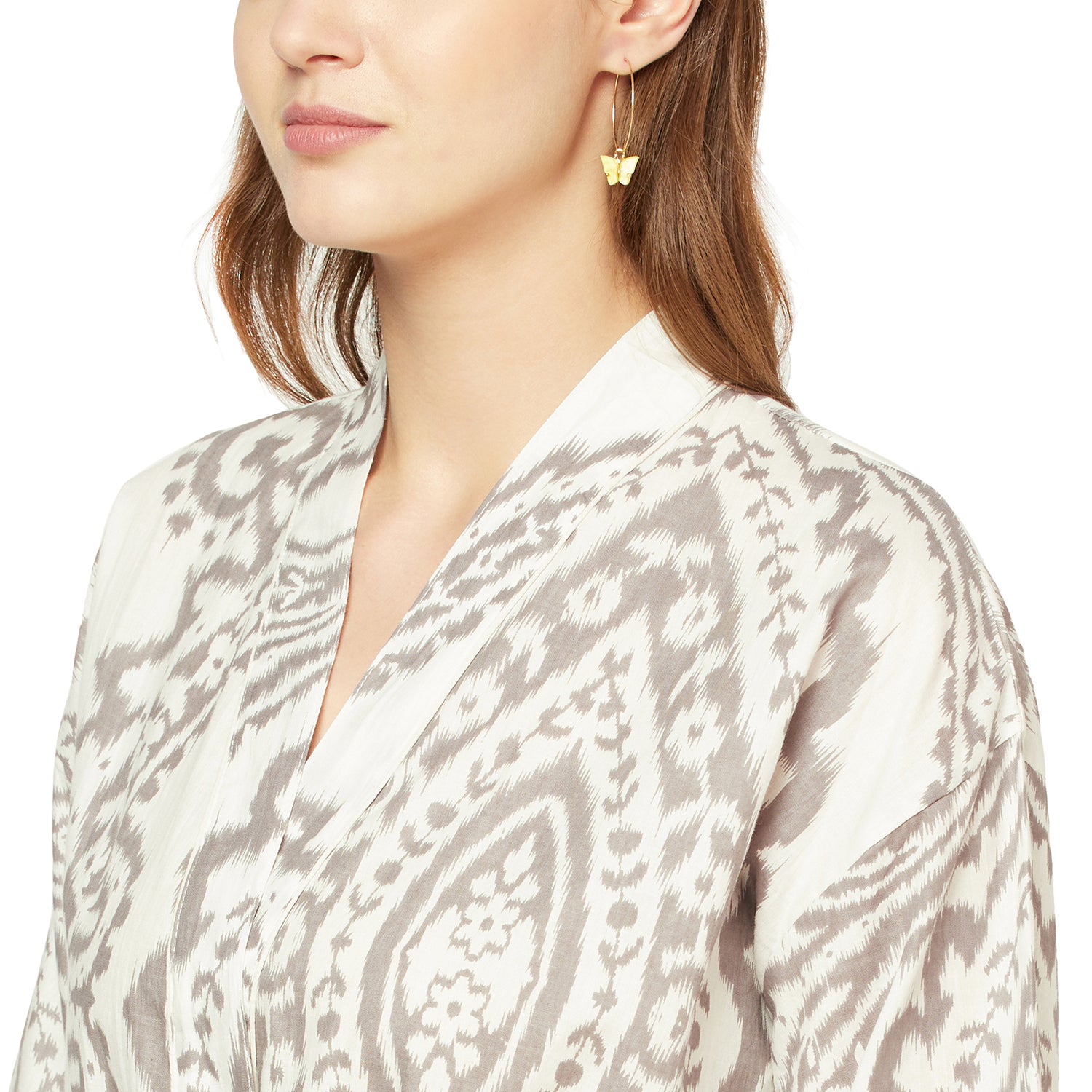 'Serene Haven' 100% Cotton Kimono Robe