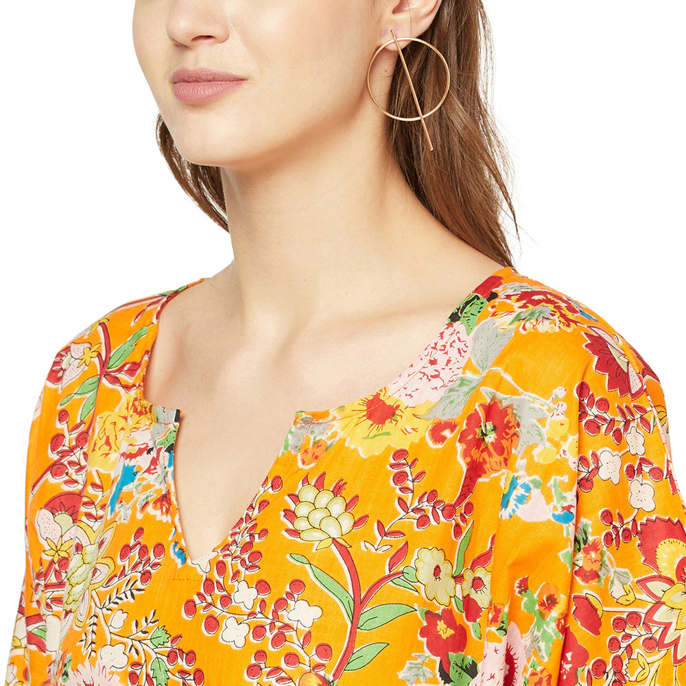 'Floral Dream' 100% Cotton Kaftan