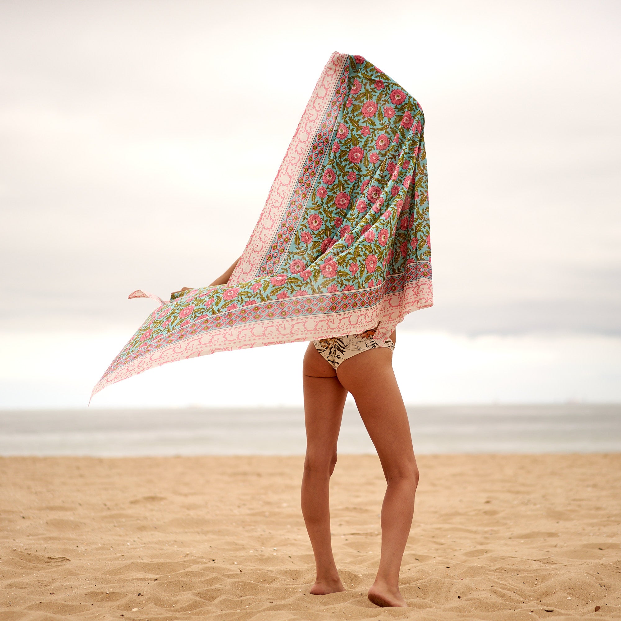 'Find Me at the Beach' 100% Cotton Sarong