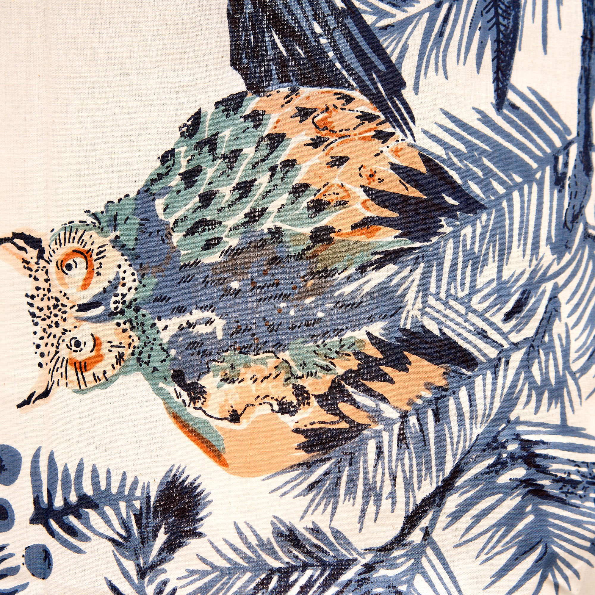 'Azure Blooms' 100% Cotton Kimono