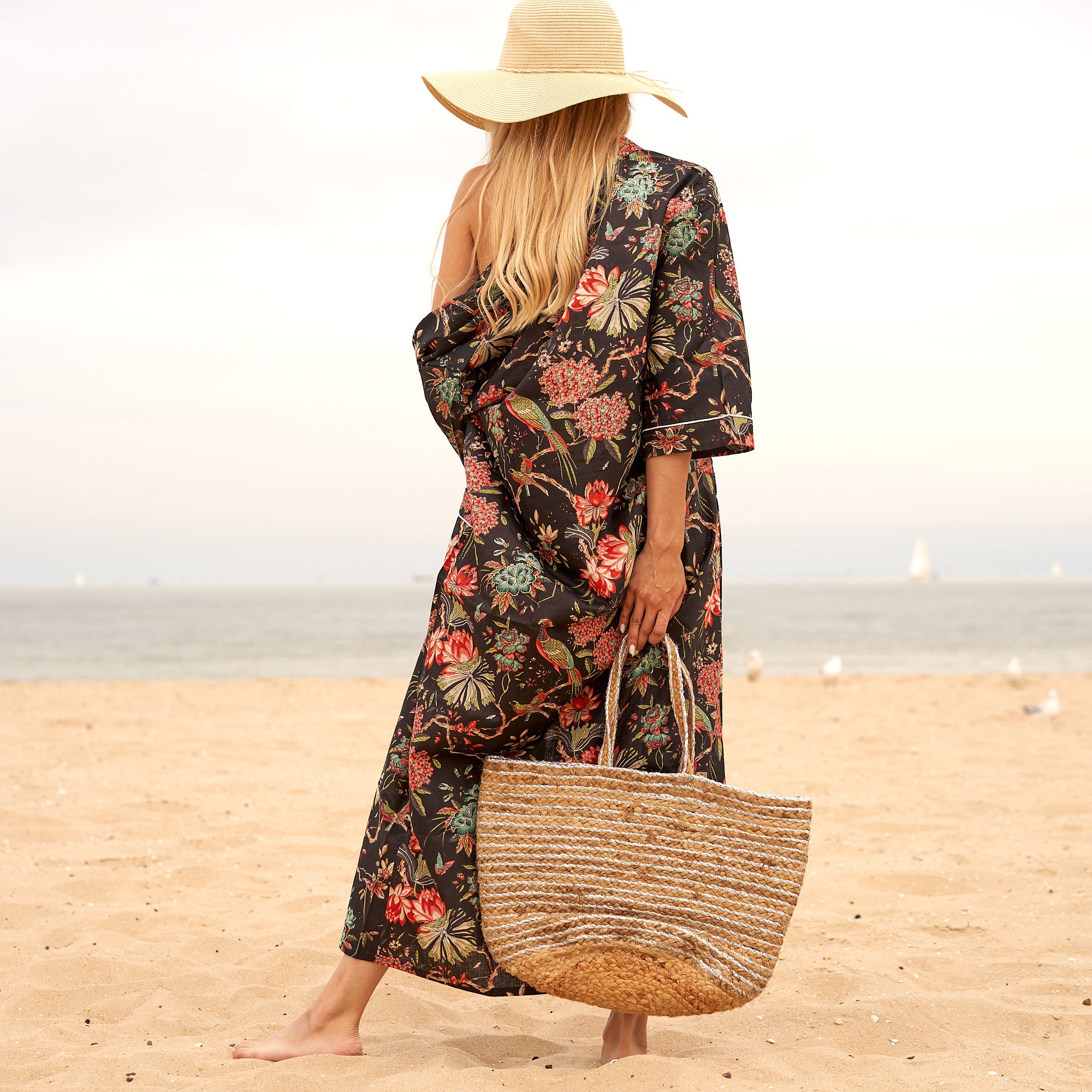 Jute Tote Bag - Whimsy Wander
