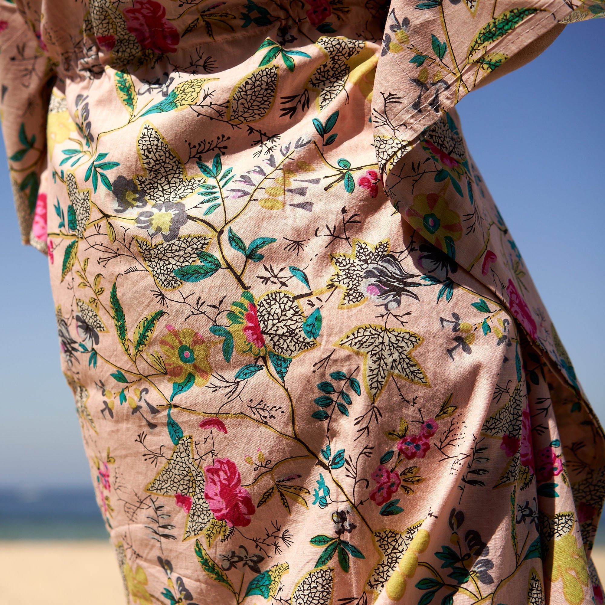 'Lost in Paradise' 100% Cotton Kaftan