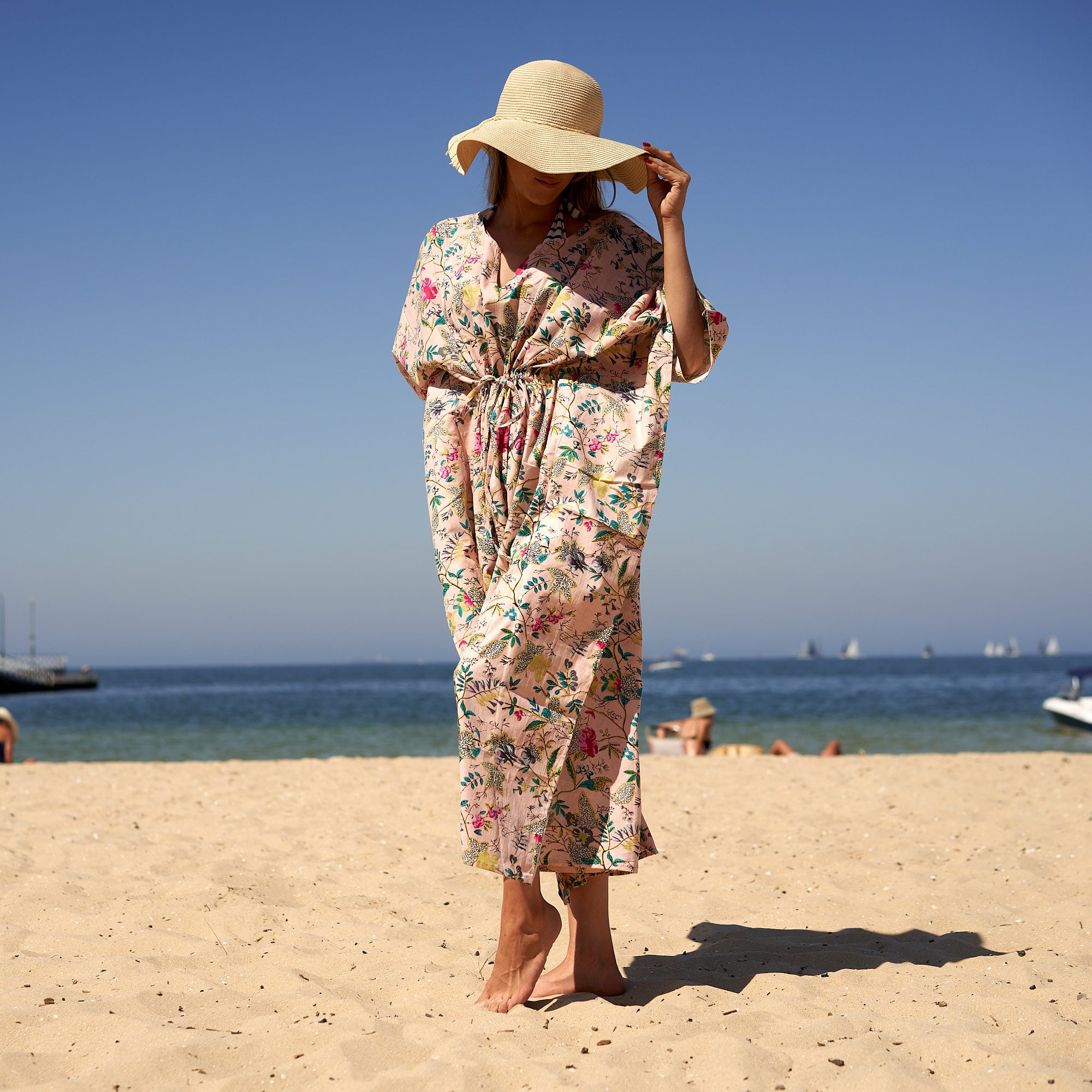 'Lost in Paradise' 100% Cotton Kaftan