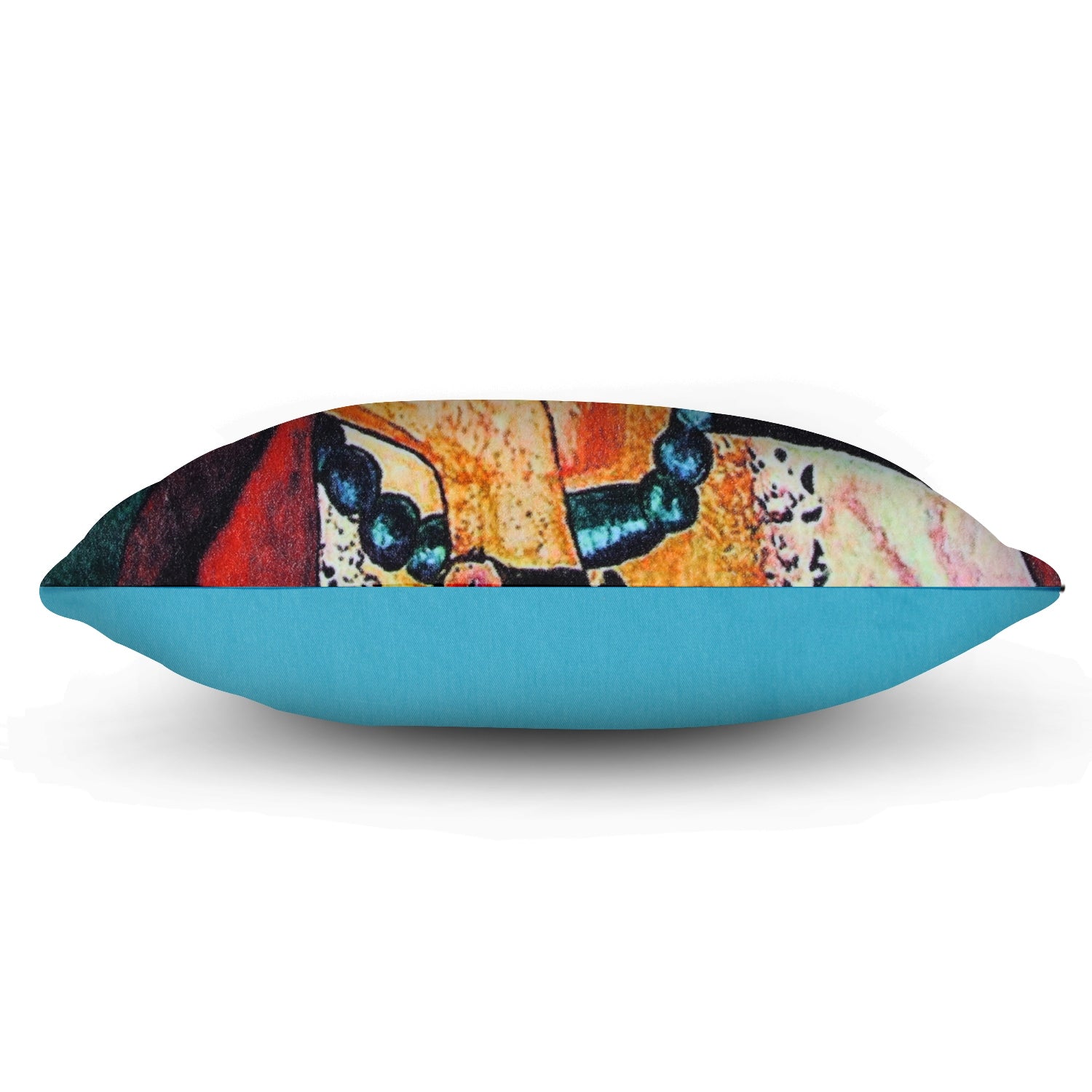 'Brilliant Frida' 100% Cotton Velvet Cushion Cover