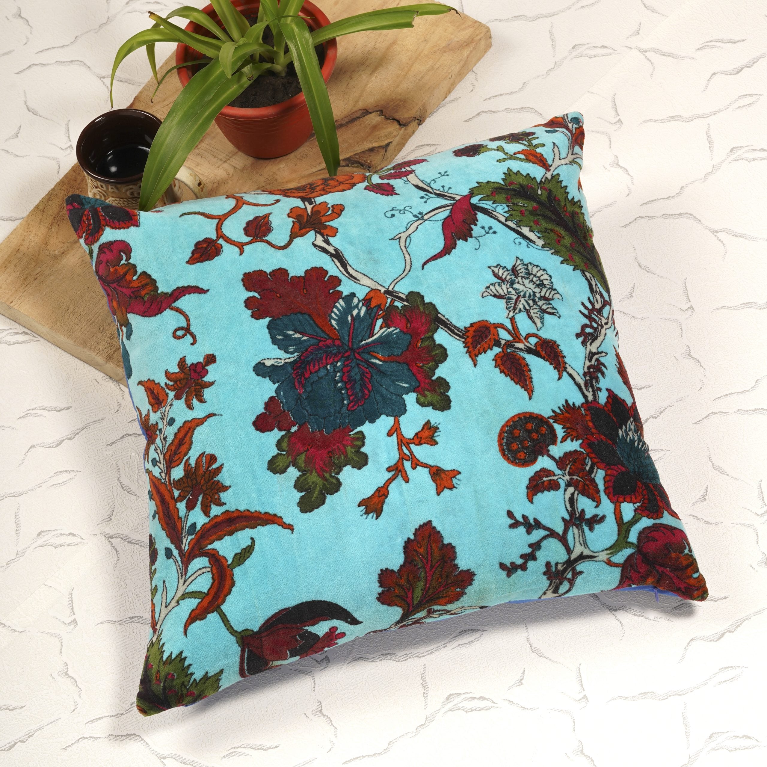 100% Cotton Velvet Cushion Cover - Amaira Allure