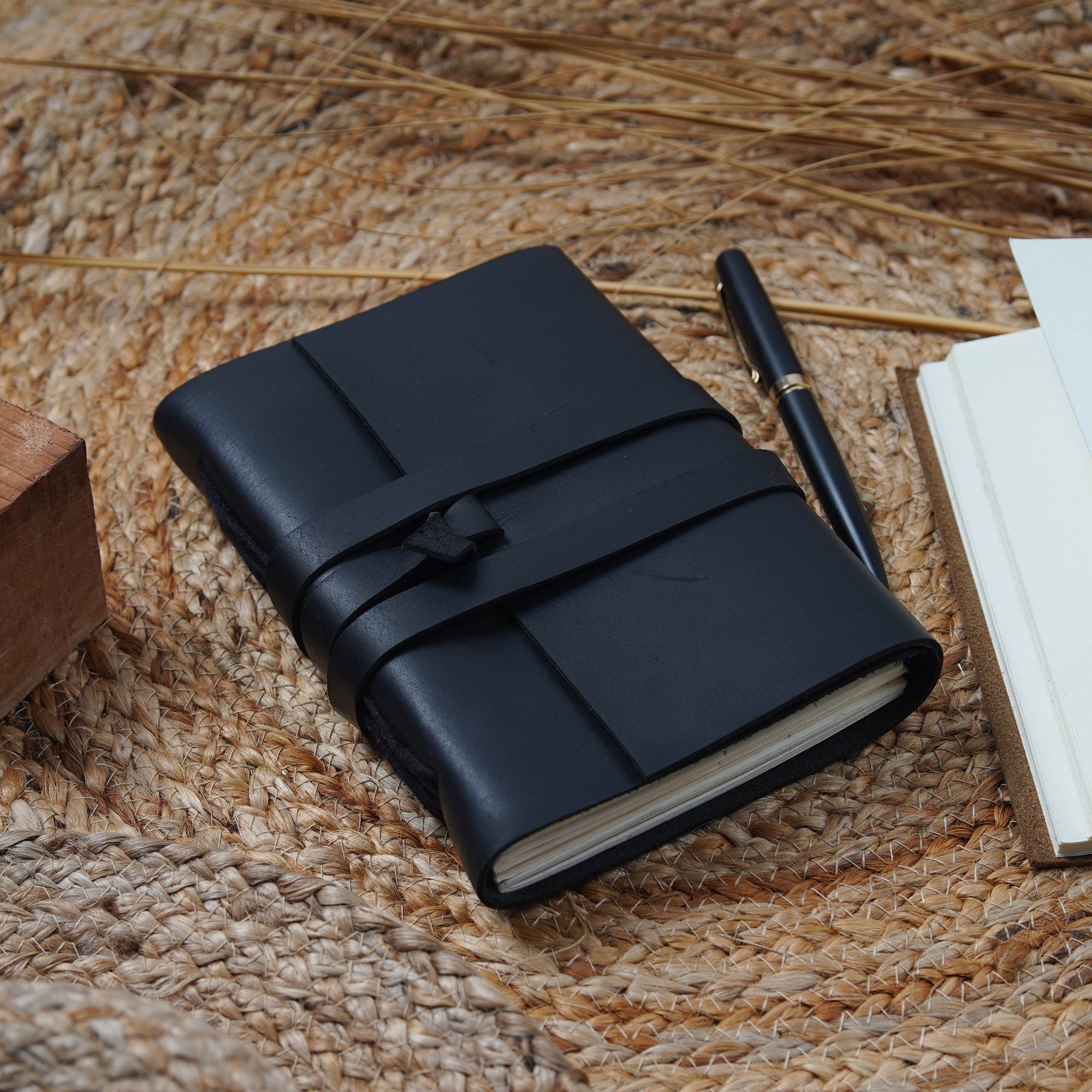 Vintage Leather Journal - Recycled Heritage Charm