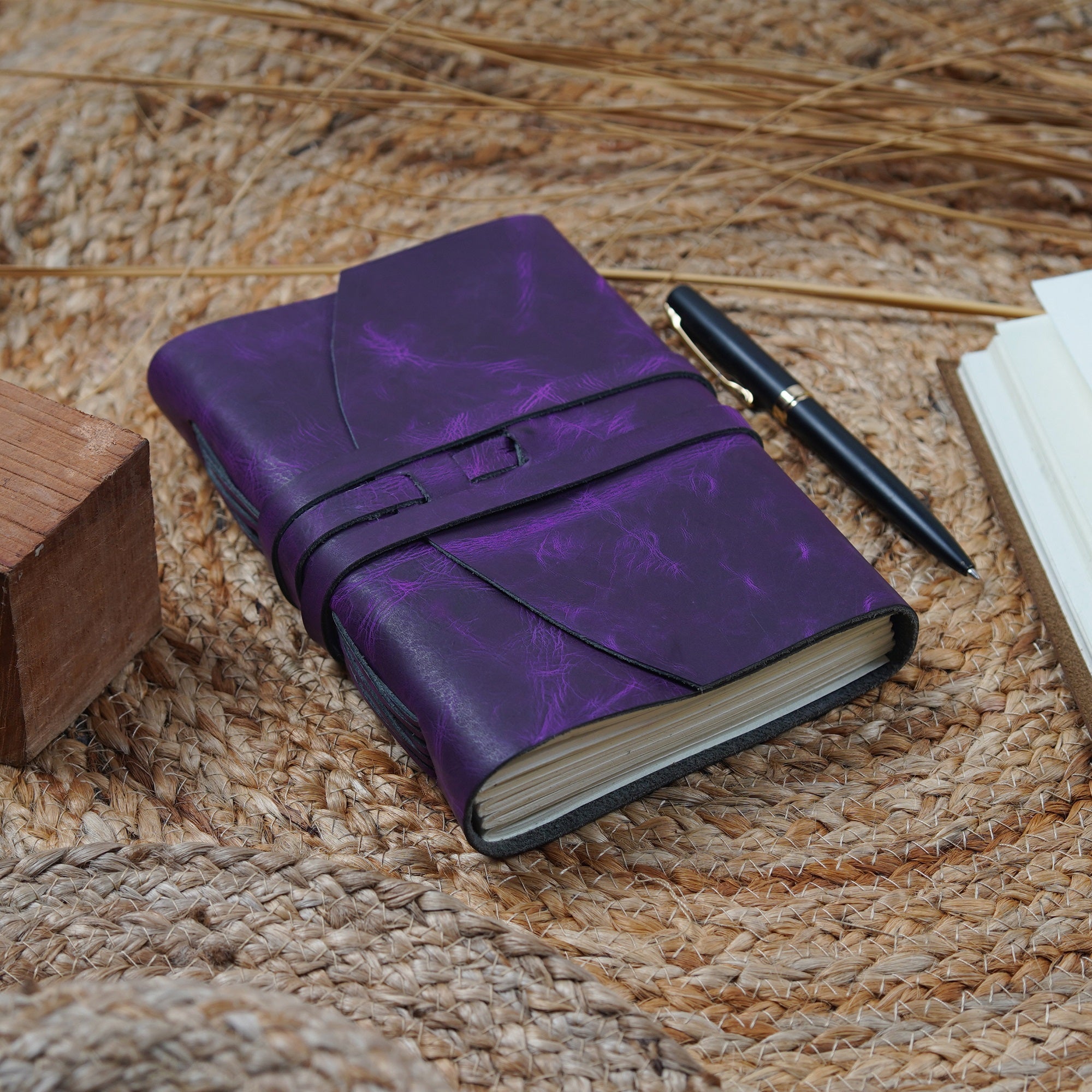 Vintage Leather Journal -  Renaissance Leather Memoir