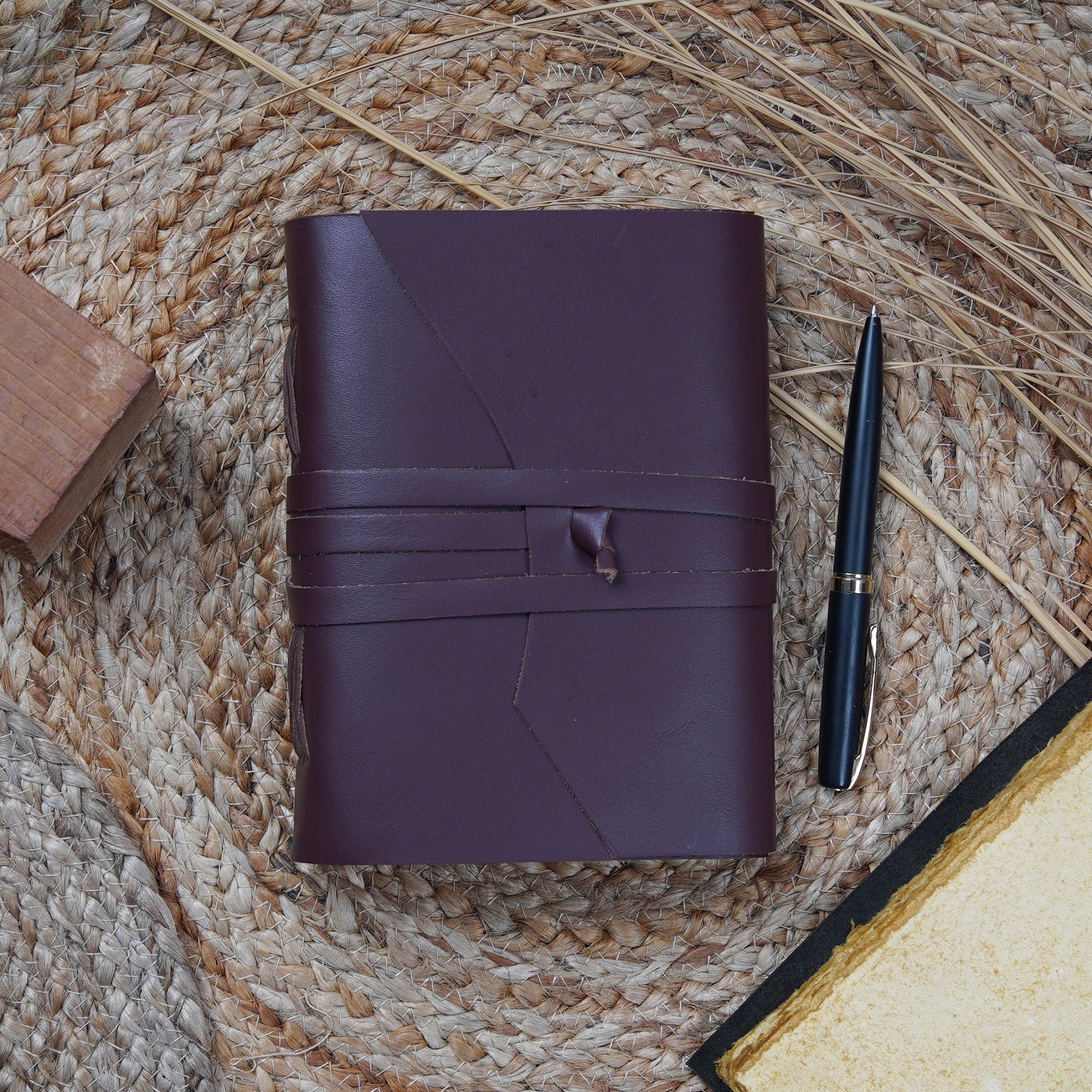 Enchanted Explorer's Vintage Leather Journal Book