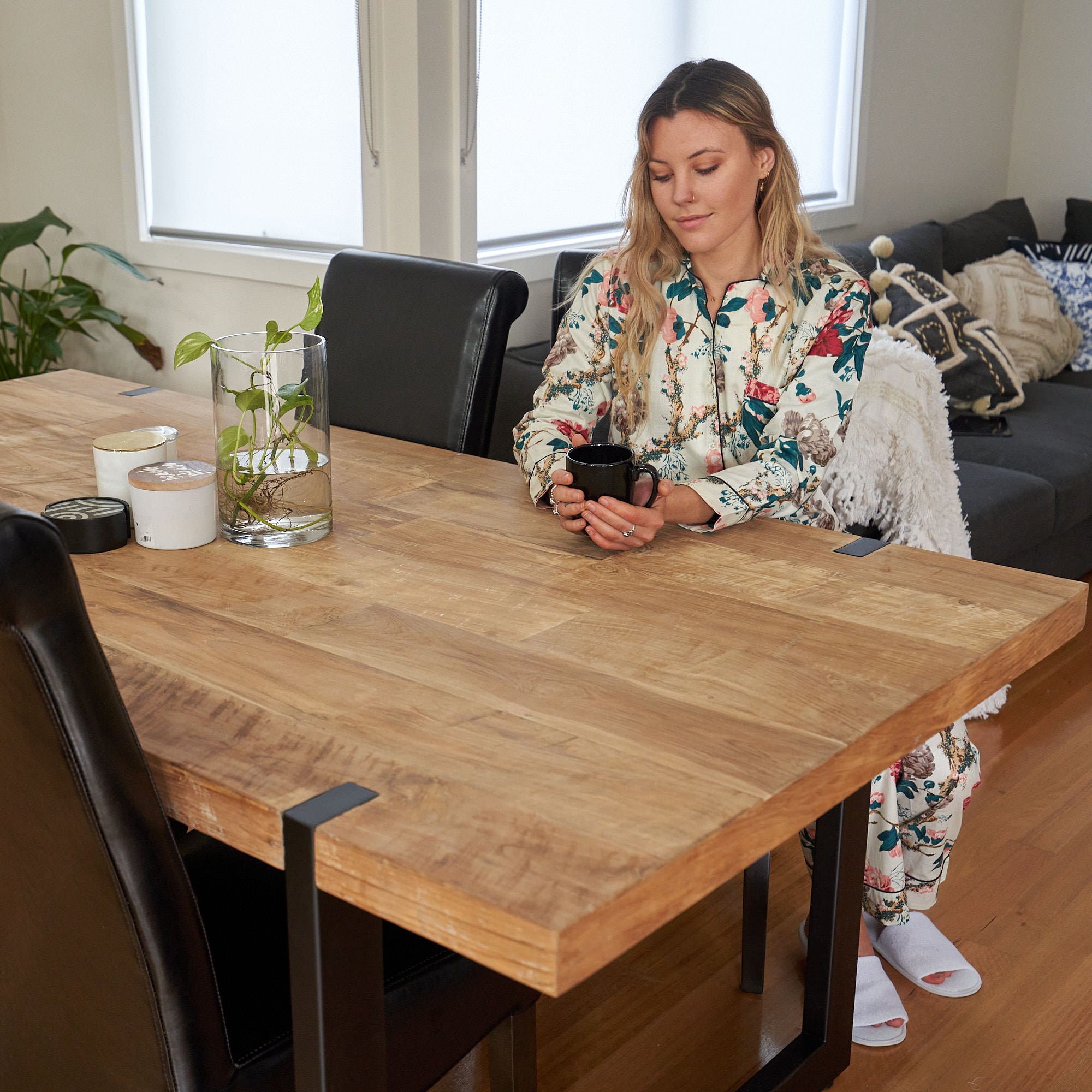 Petal-Soft Dreams Bridal Pyjama Ensemble