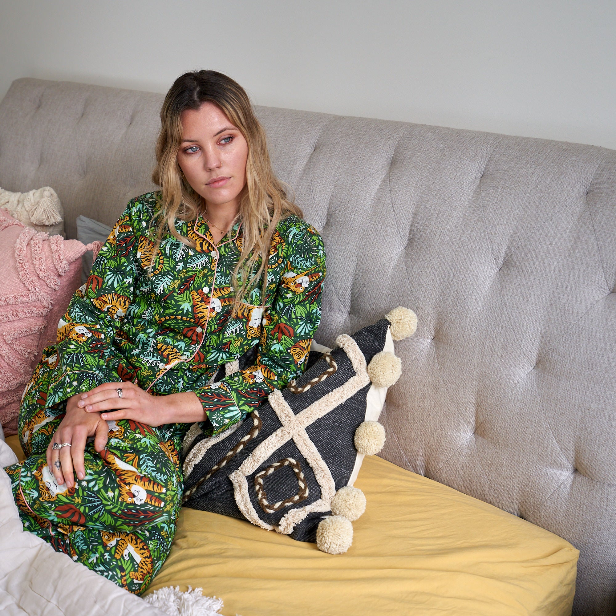 Floral Fantasy Bride's Pyjama Set