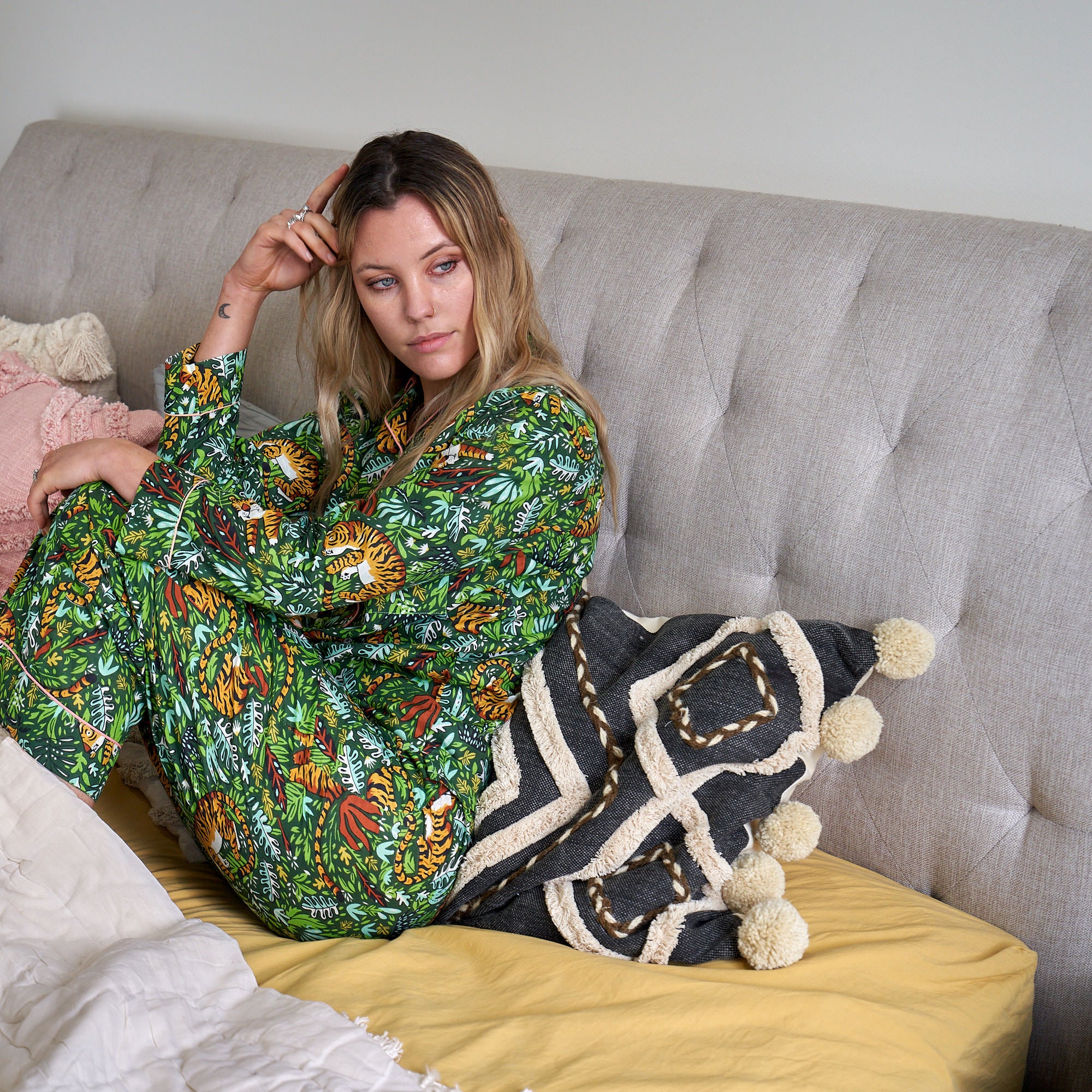 Floral Fantasy Bride's Pyjama Set