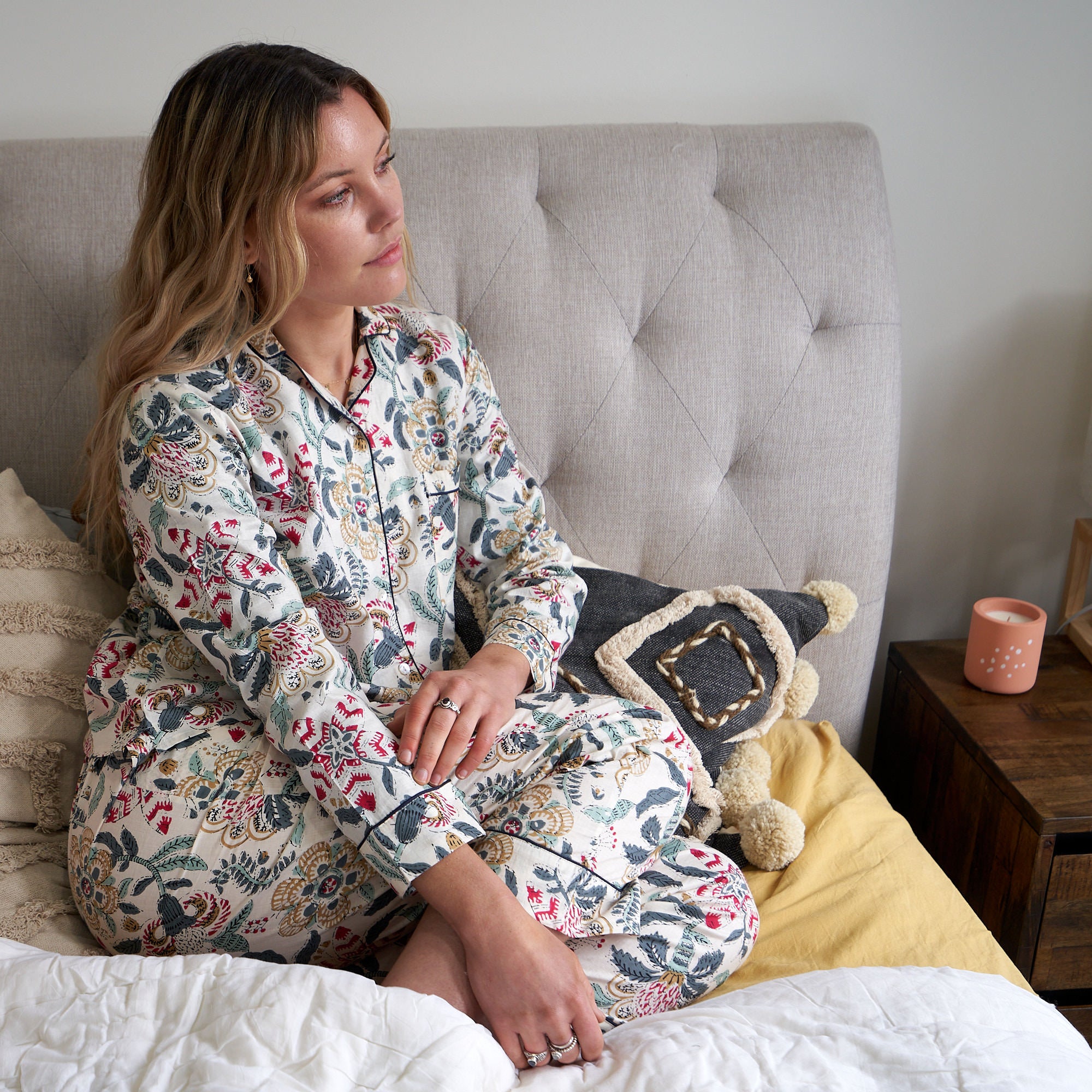Enchanted Blossoms Bridal Pyjama Set