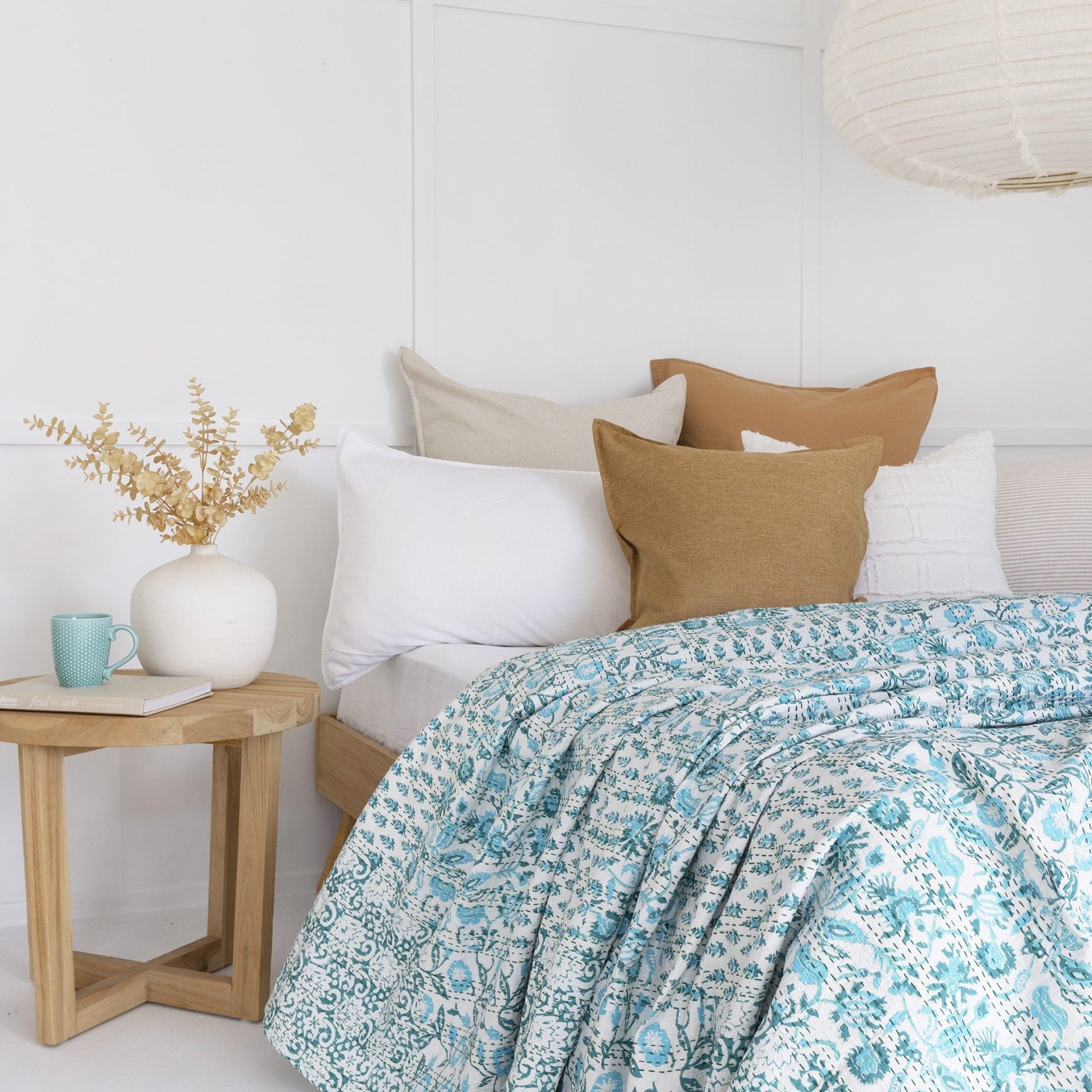 Indian Kantha Quilt Blanket Bedspread Throw Duvet - Dani