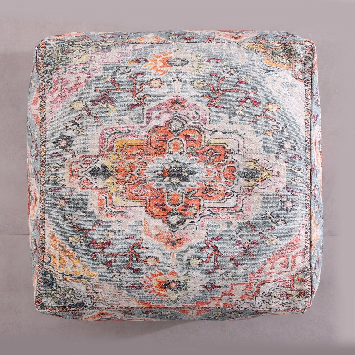 Moroccan Ottoman Cushion Cover, Pouf, Footstool - Turkish Treasure