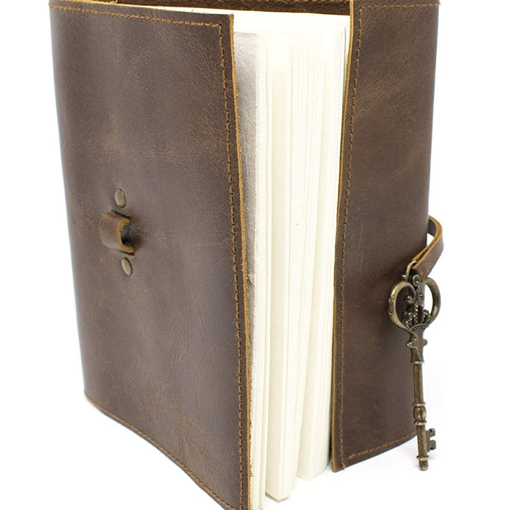 Vintage Recycled Paper Journal - Sage's Spell-book
