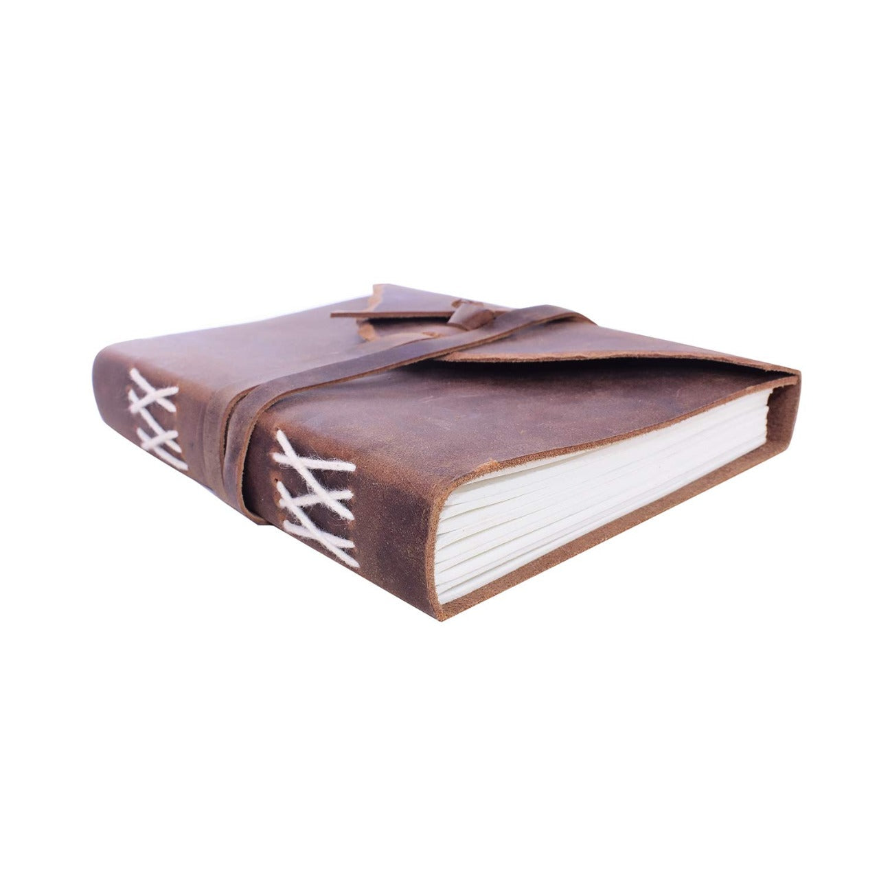 Vintage Recycled Paper Journal - Timeless Voyage