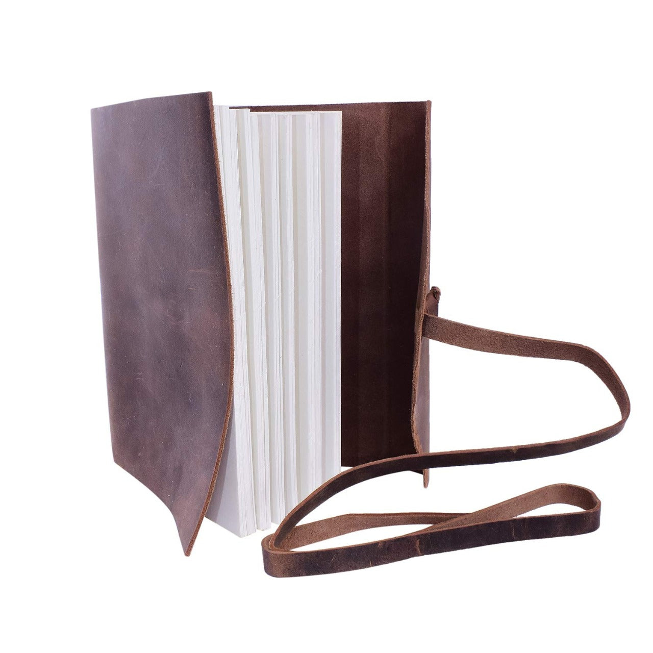 Vintage Recycled Paper Journal - Timeless Voyage