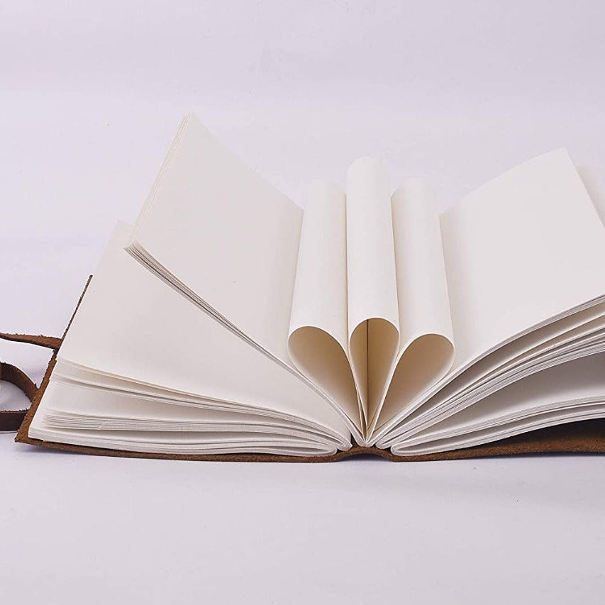 Premium handcrafted leather journal – Tree of Life cover design