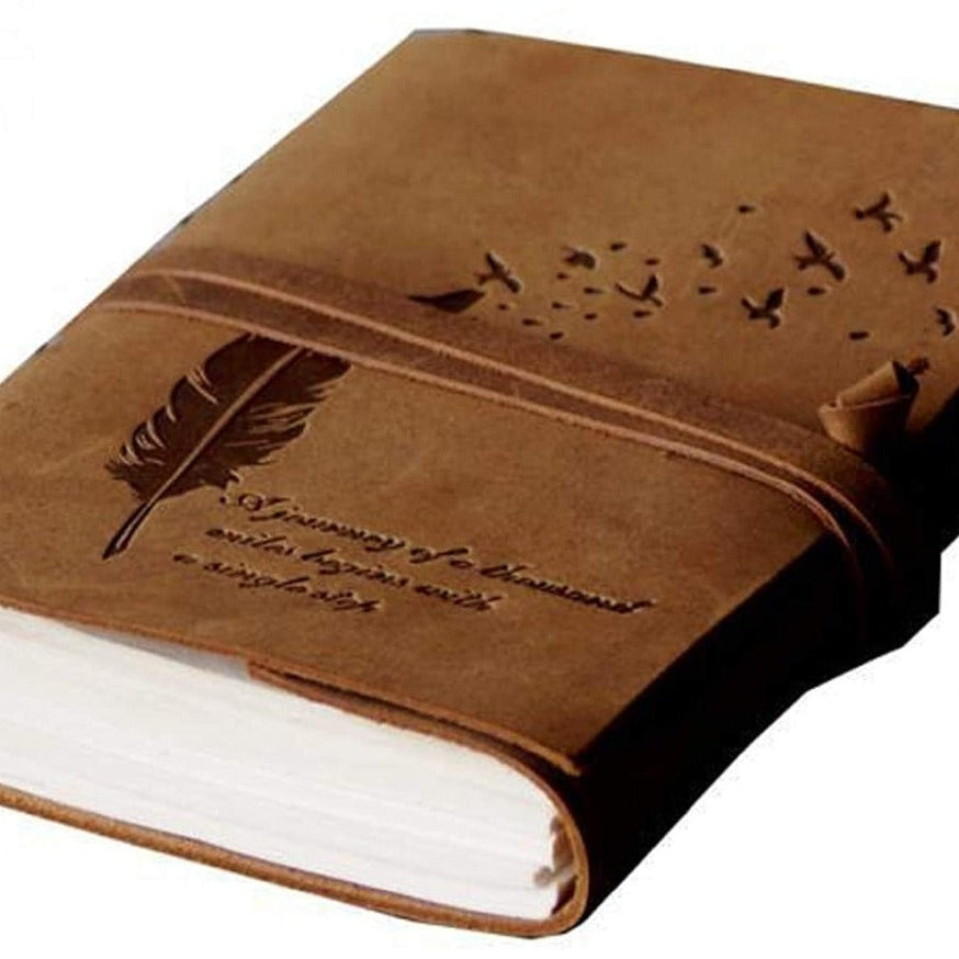 Vintage Recycled Paper Journal - Secret Garden