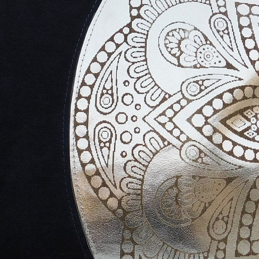 Exotic Cowhide Cushion Cover - Black Pillowcase