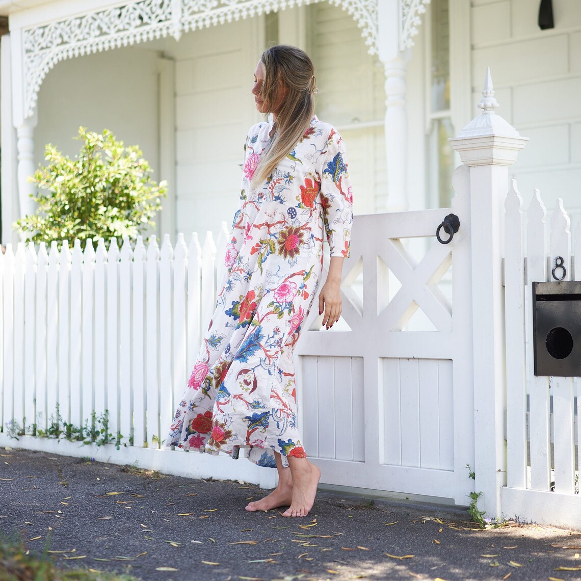 Cotton Maxi Dress Summer Dress Boho Dress Gift for her Long Boho Dress Women Kimono Wrap Dress Cotton Maxi Dress Summer Dress Boho Dress Gift for her Long Boho Dress Women Kimono Wrap Dress