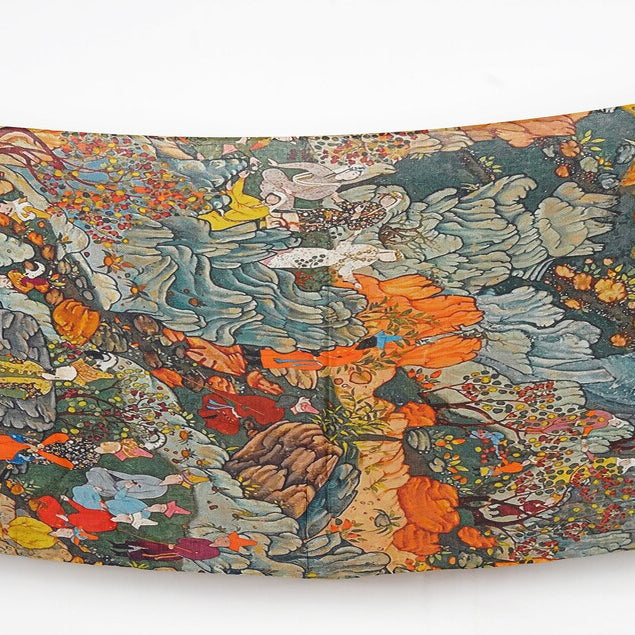 Silk Modal Scarf - Green