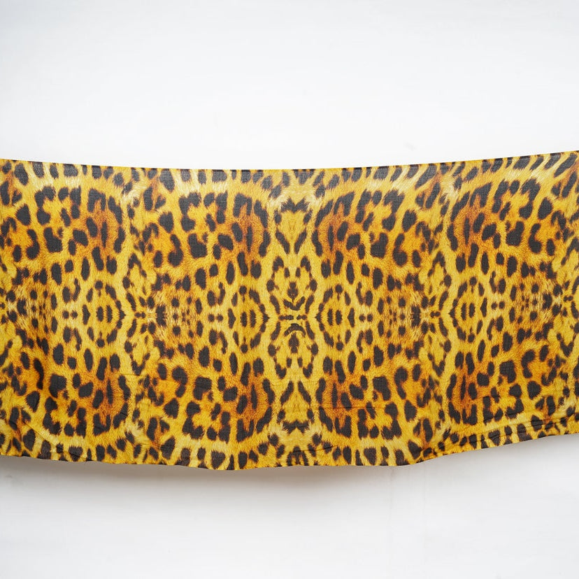 Silk Modal Scarf - Yellow/Black